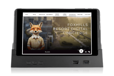 Foxhills on tablet